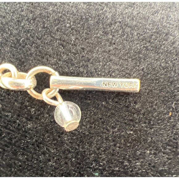 Kenneth Cole New York Triple Strand Necklace With White & Silver Beads Adjustabl - Picture 6 of 8